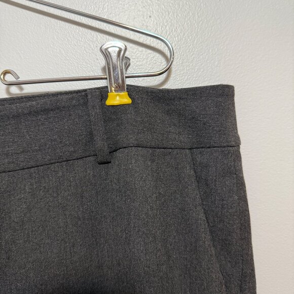 NWT Lauren Ralph Lauren Womens Mid-Rise Charcoal Gray Trousers Size 18 - Picture 2 of 7